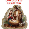 Decorative Faith-Themed Resin Embellishments with Water Ripple Effect