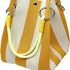 Mini Knitted Colorblock Bucket Bag with Detachable Handle