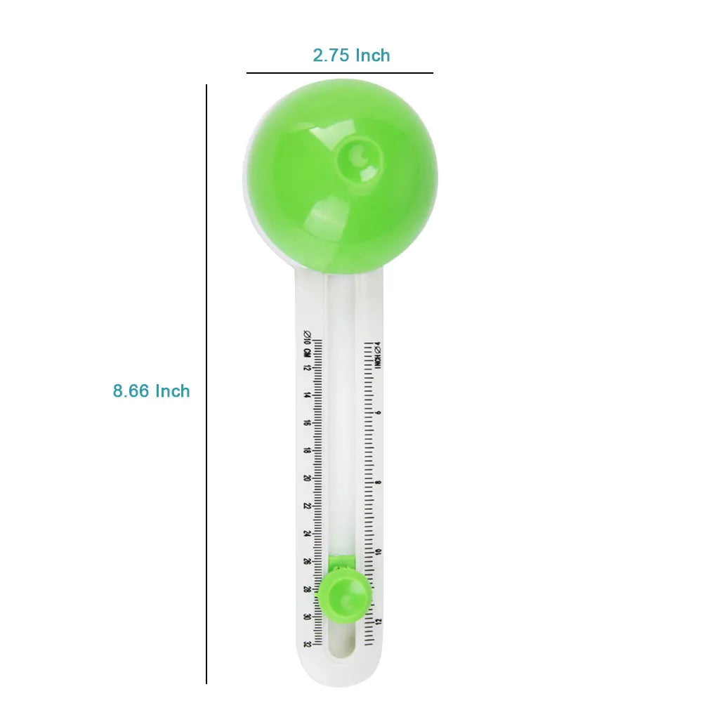 A clear plastic paper cutter with a green circular blade and a white handle, shown against a white background.