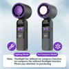 Foldable Mini Turbo Fan with Digital Display