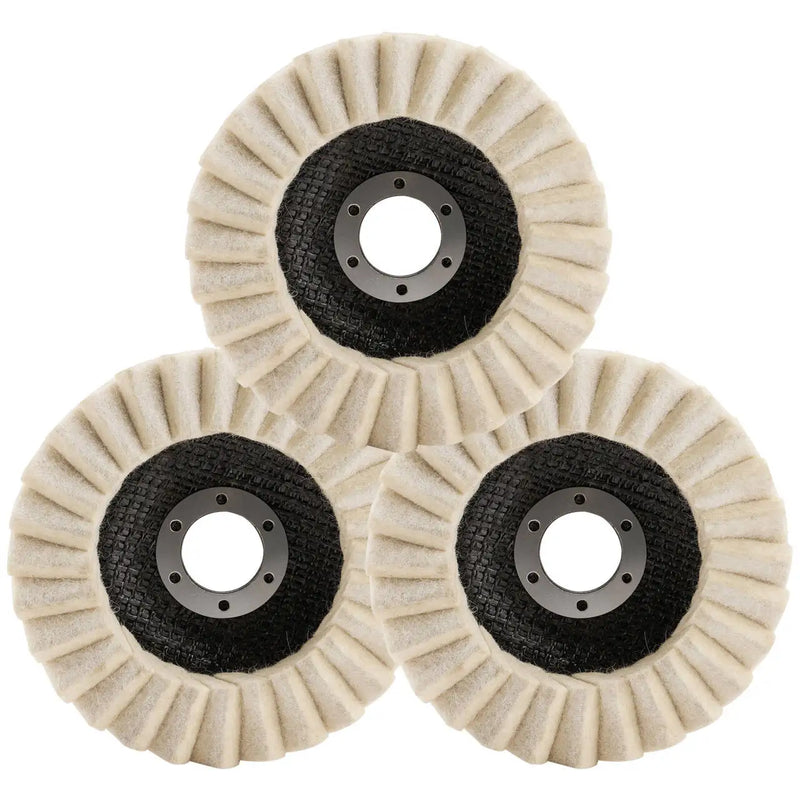 5-Inch Wool Felt Polishing Wheel