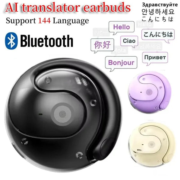 Smart Translation Earbuds with Real-Time Language Support