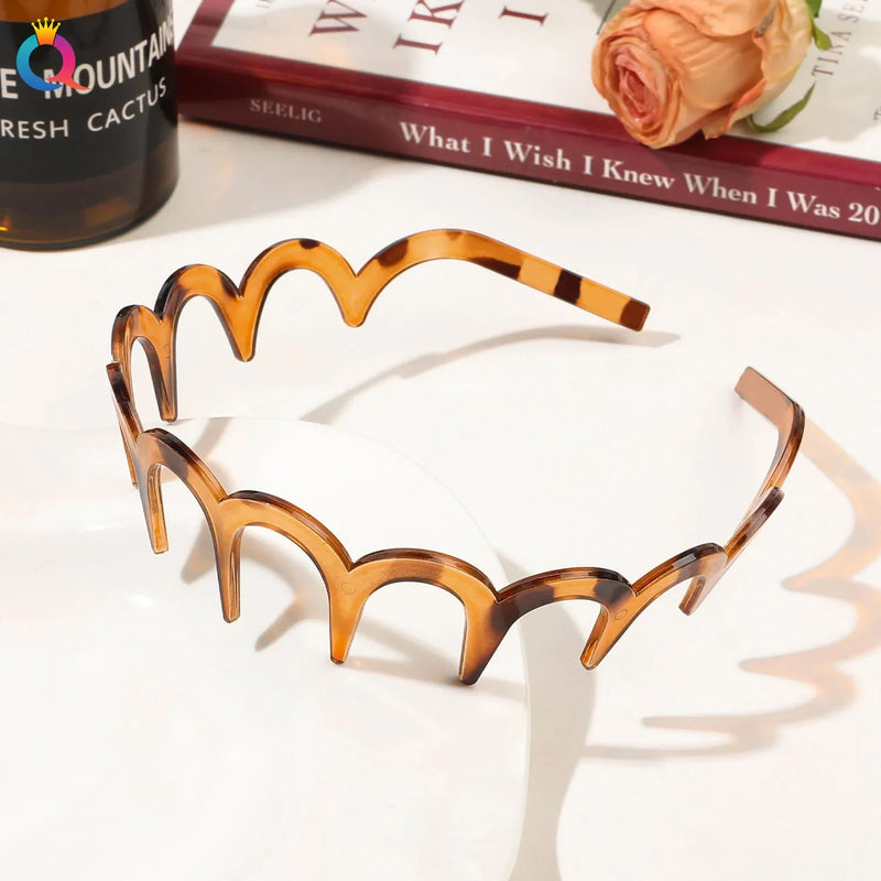 Acetate Toothed Hair Band for Women