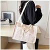 Strawberry Bowknot Canvas Tote Bag