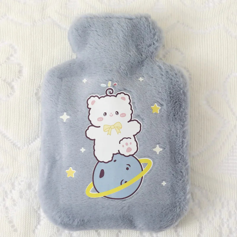 Adorable Plush Hot Water Bottle with Cozy Animal Design