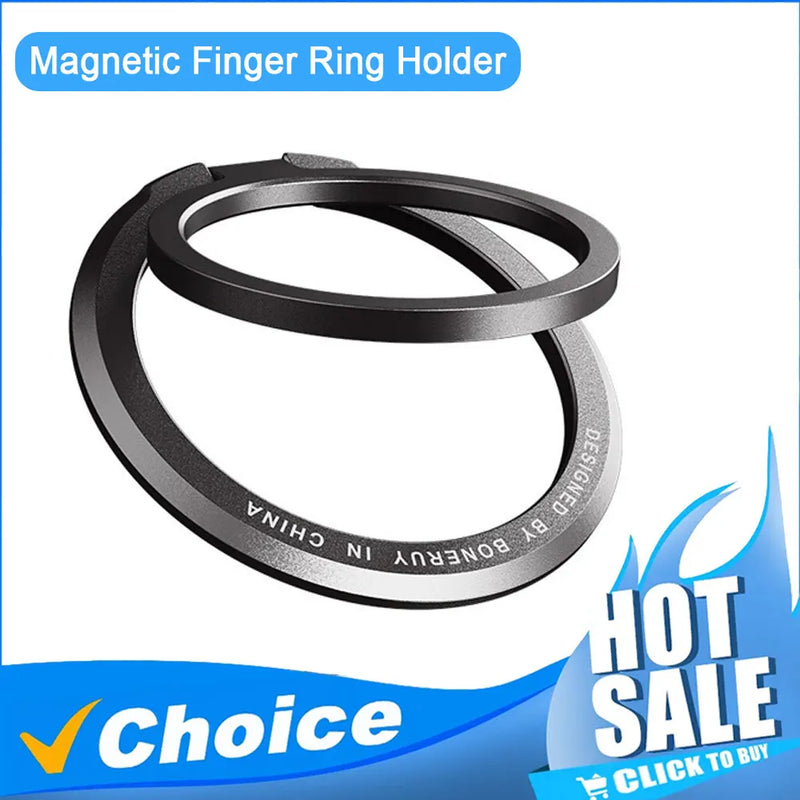 Magnetic MagSafe Finger Ring Holder