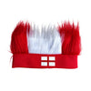 Bandeau Perruque en Fausse Fourrure avec Drapeau National