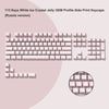 Crystal Clear Jelly Keycaps with Side-Printed Legends for Mechanical Keyboards
