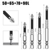 Magnetic Cross Head Screwdriver Bit Set (S2 Steel, Anti-Slip)