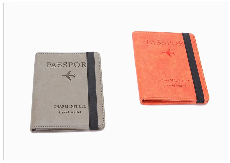 RFID-Blocking Passport Holder with Card Slots