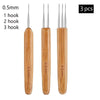 Dreadlock Crochet Hook Tool Kit with Comfort-Grip Handles