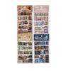 A collection of die-cut stickers featuring retro gallery scenes and various book illustrations for journaling and scrapbookin