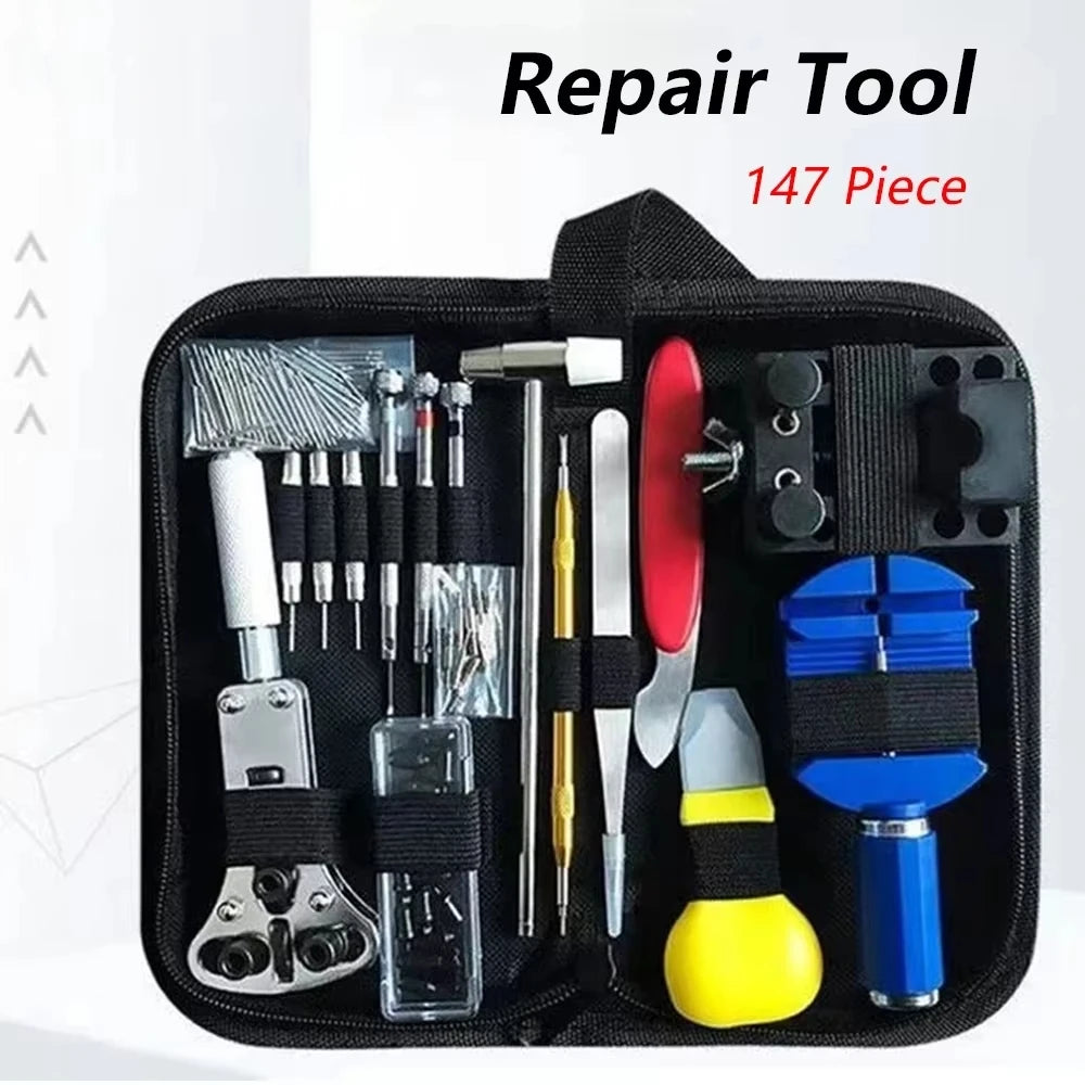Complete Watch Repair Tool Kit with 147 Pieces