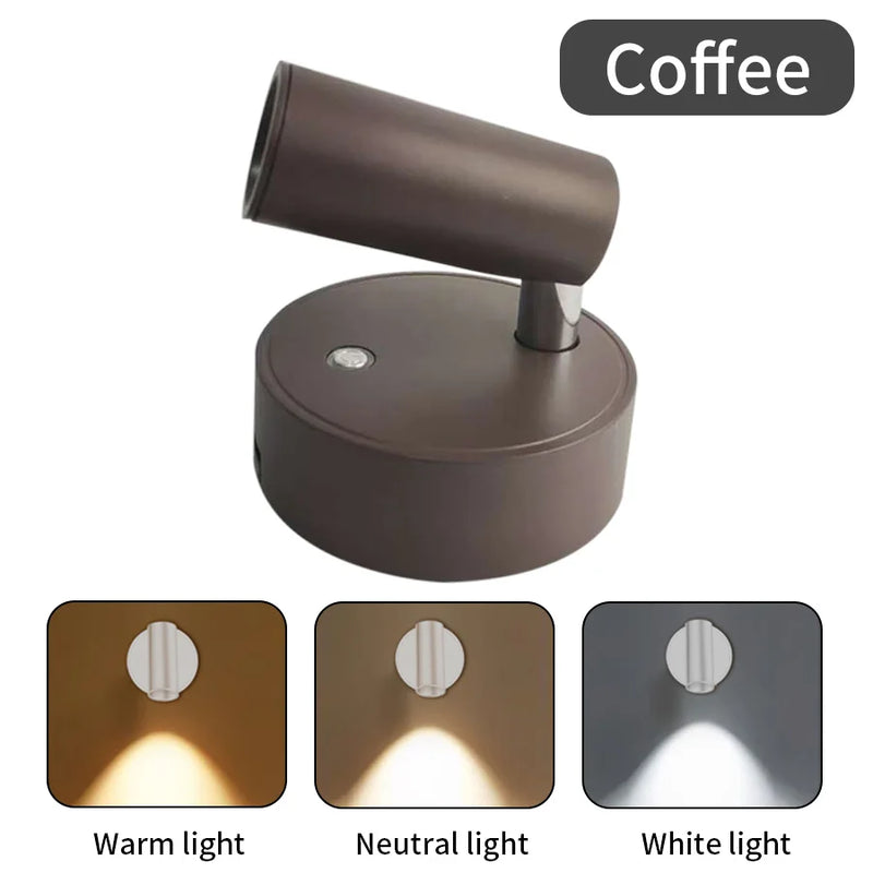 Rechargeable LED Magnetic Wall Light with Touch Switch