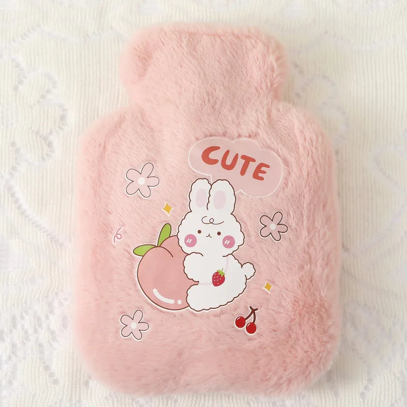 Adorable Plush Hot Water Bottle with Cozy Animal Design
