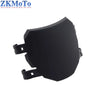 Black universal motorcycle front license plate holder for e-bikes and dirt bikes