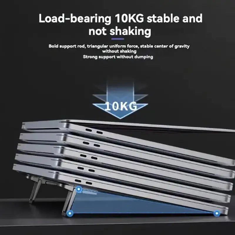 Mini Foldable Laptop Stand Set with Adjustable Angles