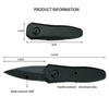 Compact Folding Pocket Knife with Aluminum Alloy Handle