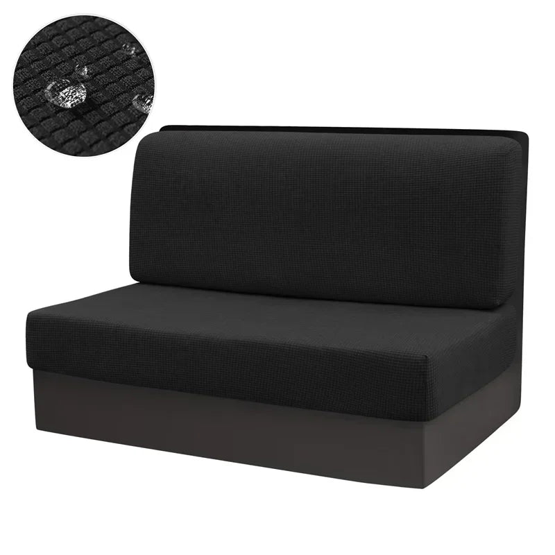 Stretch RV Dinette Cushion Covers with Water-Repellent Finish