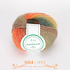 Multicolor Gradient Wool Yarn for Knitting and Crochet