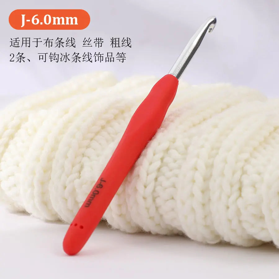 Aluminum Crochet Hook Set for Chunky Yarn & DIY Crafts