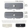Gray, black, and matcha green anti-splash pad/drain pad silicone mat for kitchen use