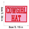 Embroidered Iron-On Patch with Cute Emblem Design