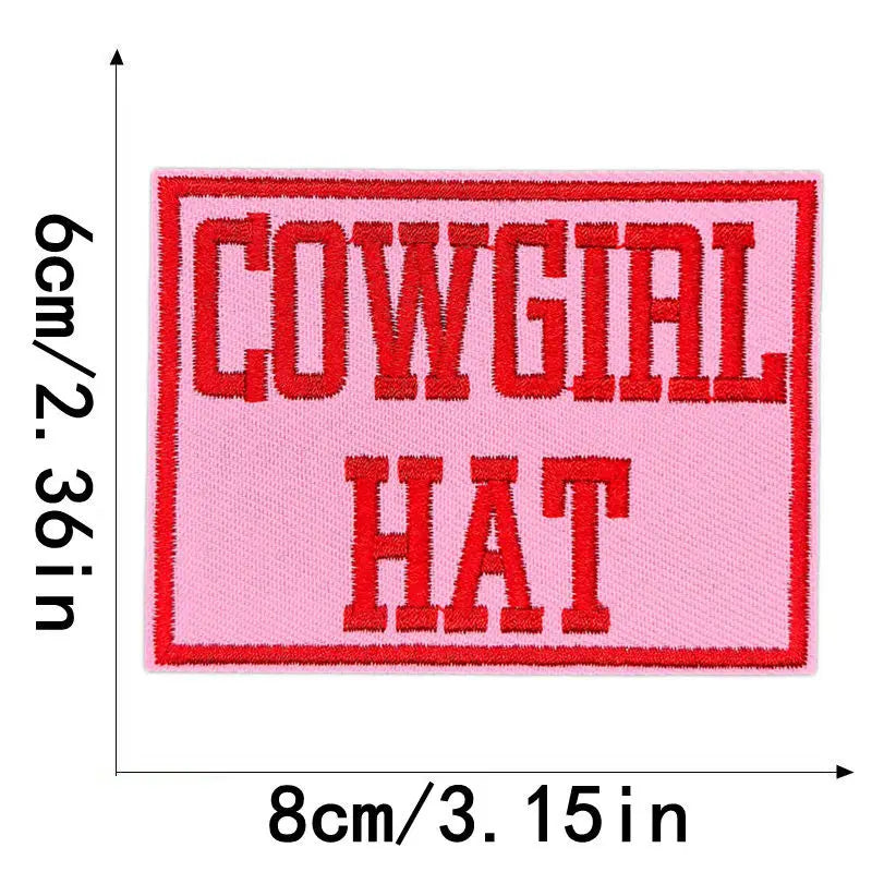 Embroidered Iron-On Patch with Cute Emblem Design