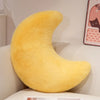 Crescent Moon Plush Pillow for Cozy Home Decor