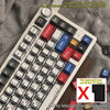 Comic Style Colorful Keycap Set – 136 Keys, Classic Minimalist Design