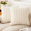 Plush Faux Fur Square Cushion Cover