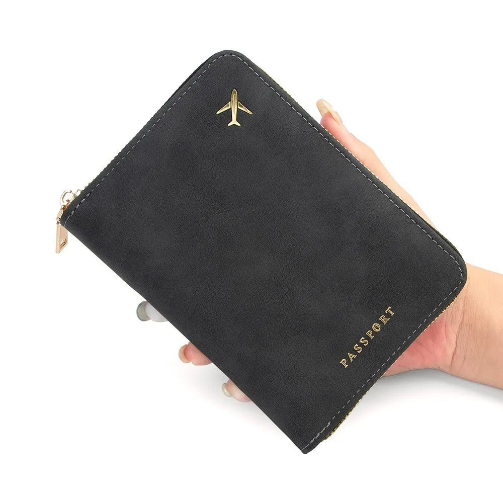 Travel Passport and Wallet Organizer with RFID Protection