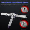 Gearless Ratchet Screwdriver Set with Magnetic S2 Steel Bits