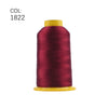 High-Tenacity Polyester Embroidery Thread (120D/2, 40wt) for Home & Industrial Machines
