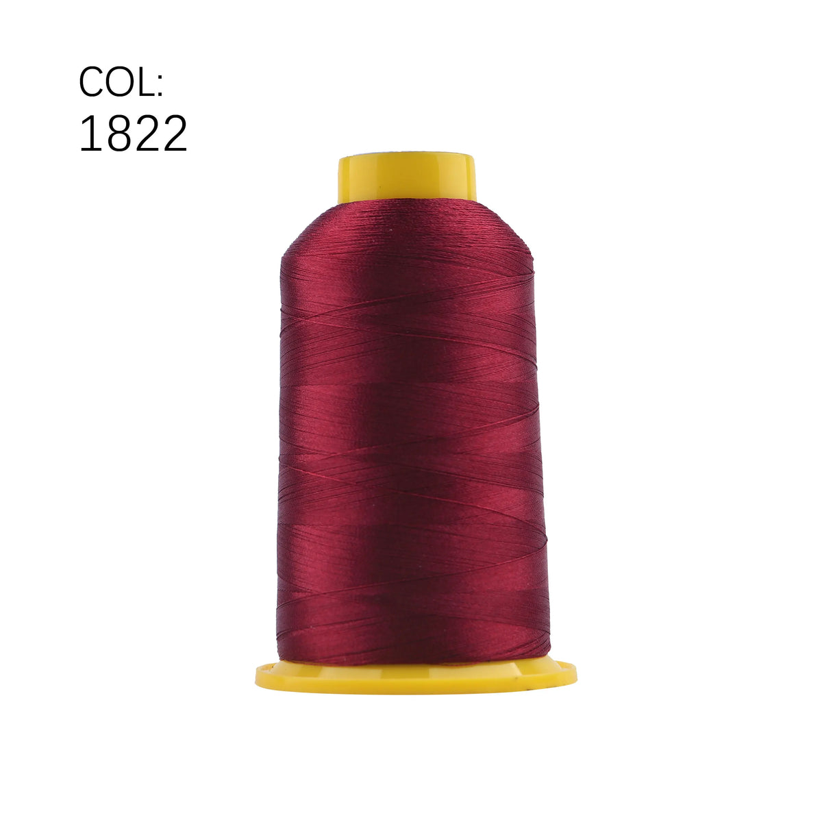 High-Tenacity Polyester Embroidery Thread (120D/2, 40wt) for Home & Industrial Machines