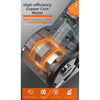 Close-up view of a high-efficiency copper core motor for a cordless rotary scissors tool.