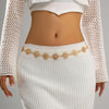 Vintage Gold Sunflower Waist Chain