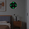 Glow-in-the-Dark Silent Wall Clock for Home Decor