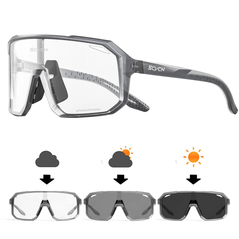 Photochrome Radsonnenbrille mit UV400-Schutz