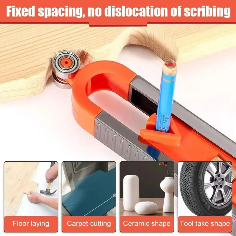 Adjustable Contour Gauge with Locking Mechanism