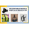 Heavy-Duty Adjustable Cord Organizer with 3-Axis Buckle