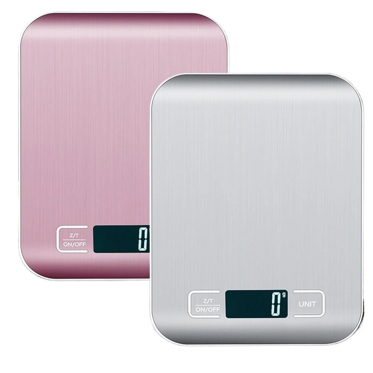 Digital Kitchen Scale with Stainless Steel Surface & Tare Function