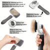 Brosse de toilettage auto-nettoyante pour animaux