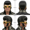 Elvis-Inspired Latex Half Face Mask
