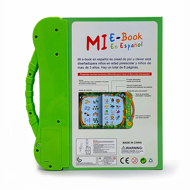 2-in-1 Bilingual Talking Book for Toddlers