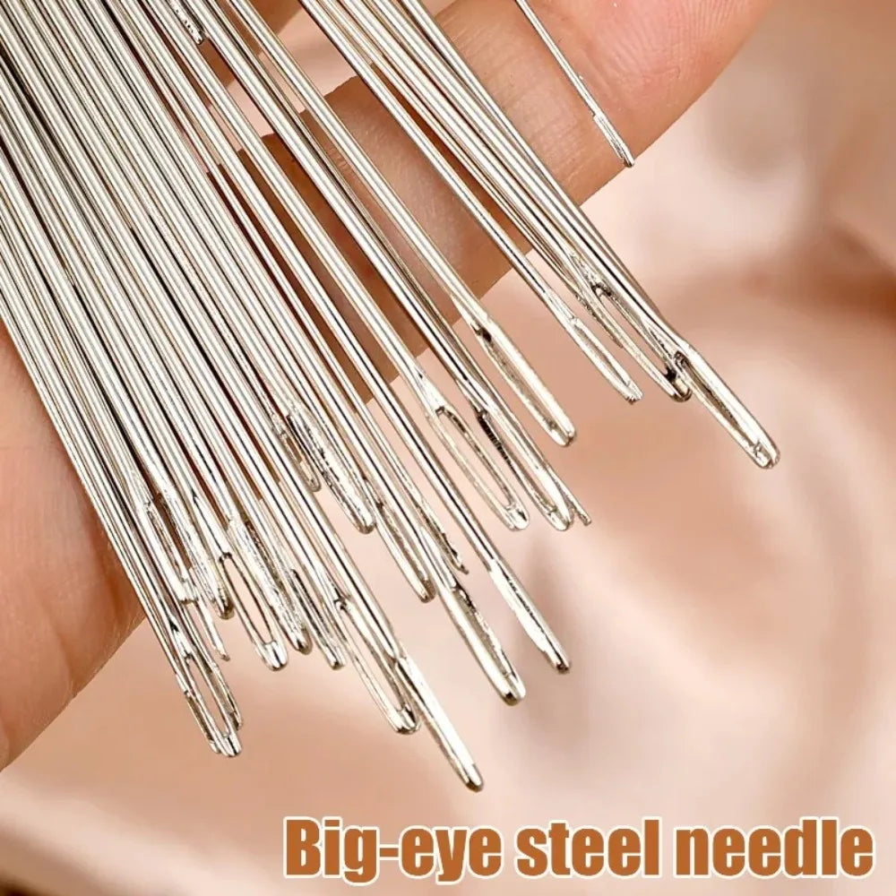 Complete Sewing and Embroidery Kit with Needles, Thread, and Accessories