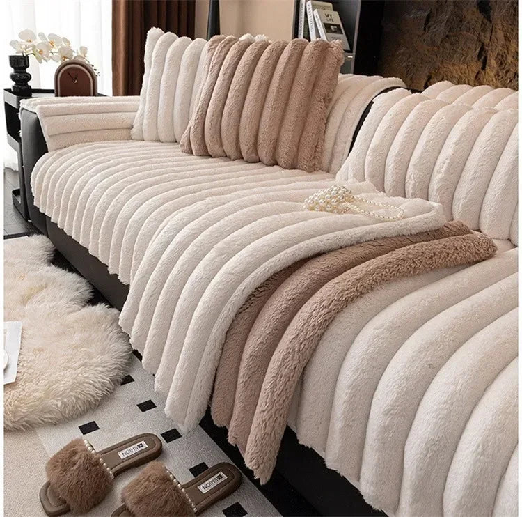 Plush Non-Slip Sofa Cushion for Warmth and Protection