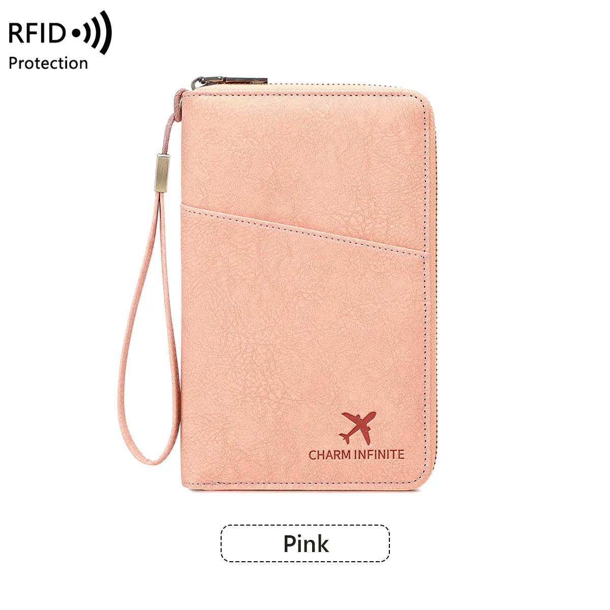 RFID Blocking Travel Passport Holder and Document Organizer
