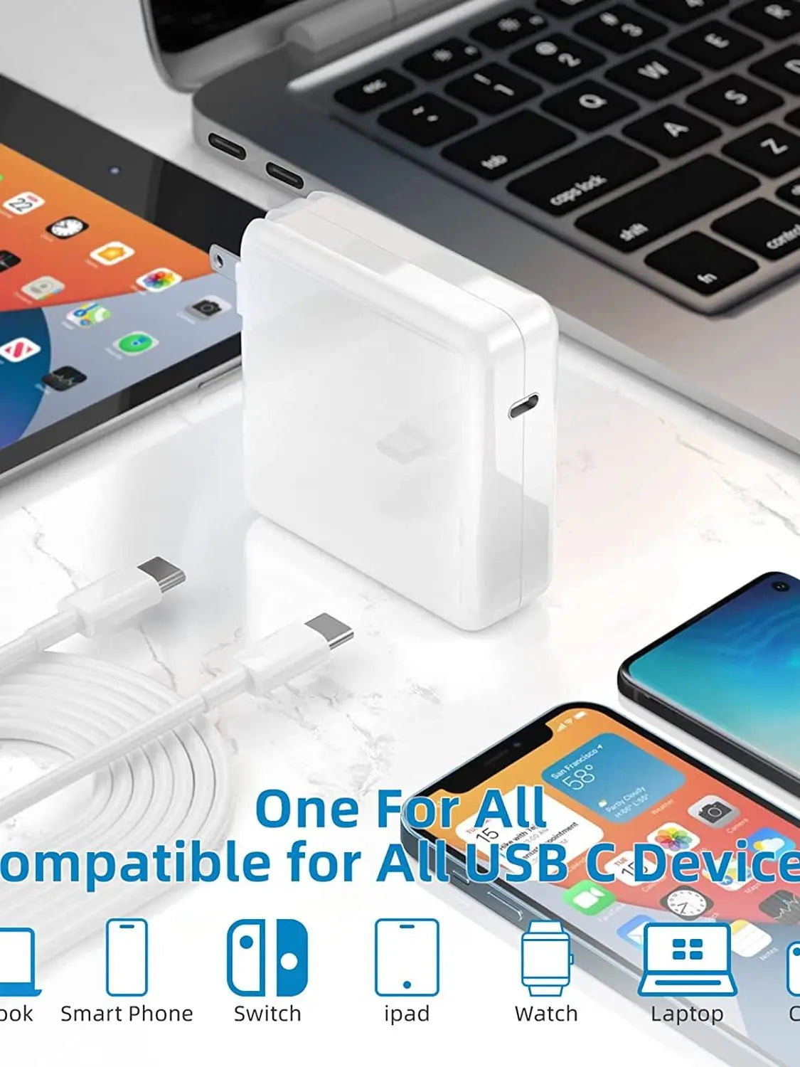 USB-C Fast Charger for MacBook Pro and Air