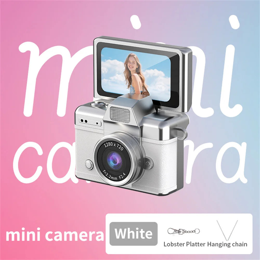 Cámara Digital Mini Portátil con Pantalla Selfie